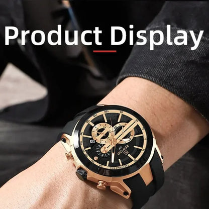 REWARD Men’s Chronograph Sports Watch with Silicone Strap – Model 83046