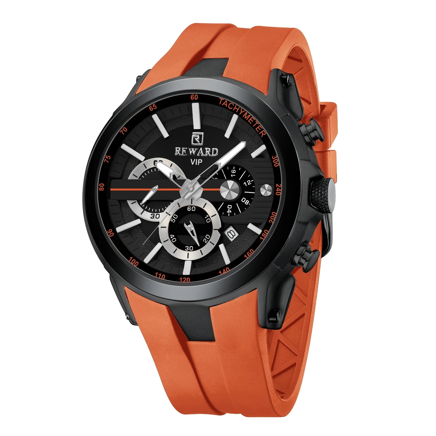 REWARD Men’s Chronograph Sports Watch with Silicone Strap – Model 83046