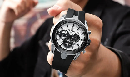 REWARD Men’s Chronograph Sports Watch with Silicone Strap – Model 83046